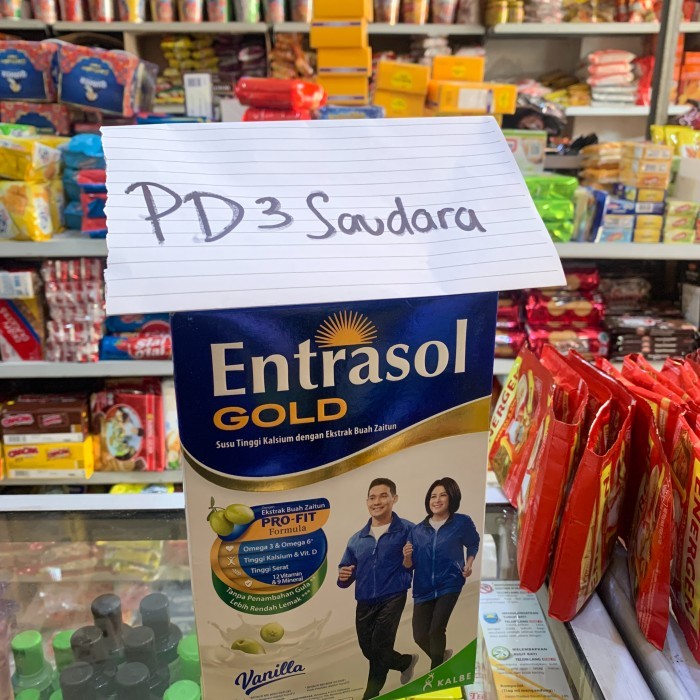 

[[PROMO]]BEST SELLER Entrasol Gold 2 rasa Vanila/Coklat 600g - Vanila