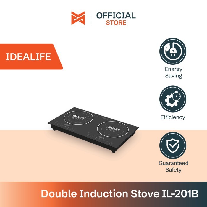 Idealife - Kompor Listrik Induksi 2 Tungku