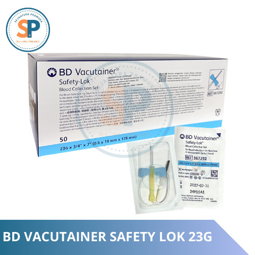 BD - Vacutainer Safety-Lok 23G / Vacutainer Wing Box
