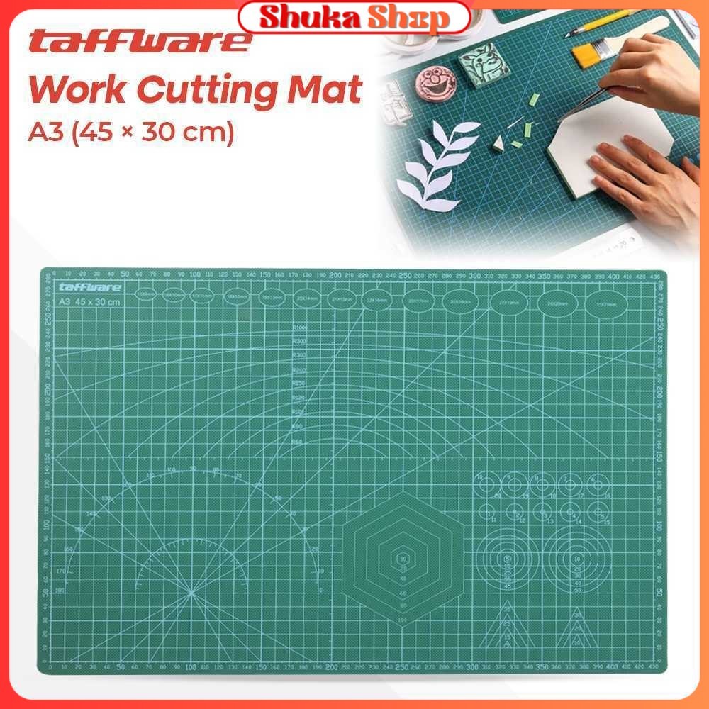 

Taffware Alas Potong Work Cutting Mat Pad A3 45x30cm