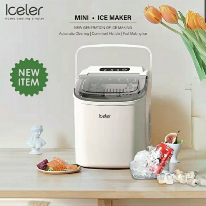 mesin es batu ice maker portable mesin es alat pembuat es batu -