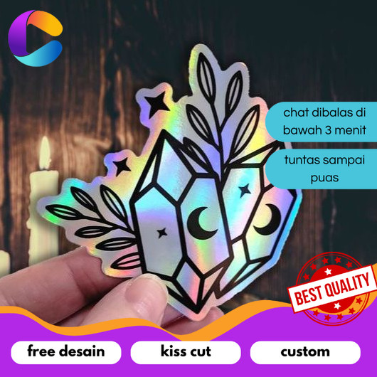 

Cetak INC Tambahan Biaya Print & Cut Sticker A3 Ukuran Kecil Dibawah 3x3cm