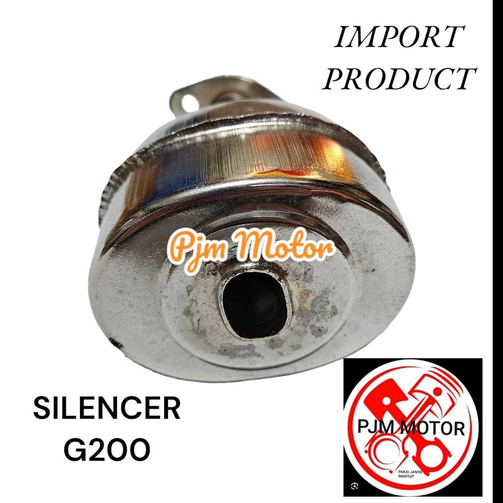 

G200 Silencer mufler knalpot mesin pengerak cocok untuk honda amplas