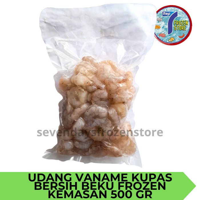 

Udang Vaname Kupas Bersih Beku Frozen 500 Gr - Udang Size M