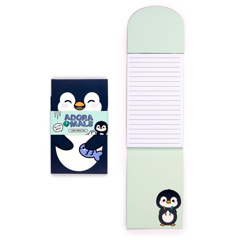 

Artique Objectz - Puckator Adoramals Penguin Flip Open Shaped Memo Pad