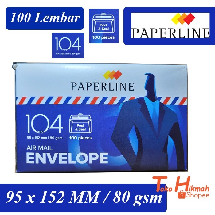 

AMPLOP PAPERLINE NO 104 / AMPLOP PUTIH / AMPLOP UANG / AMPLOP SURAT