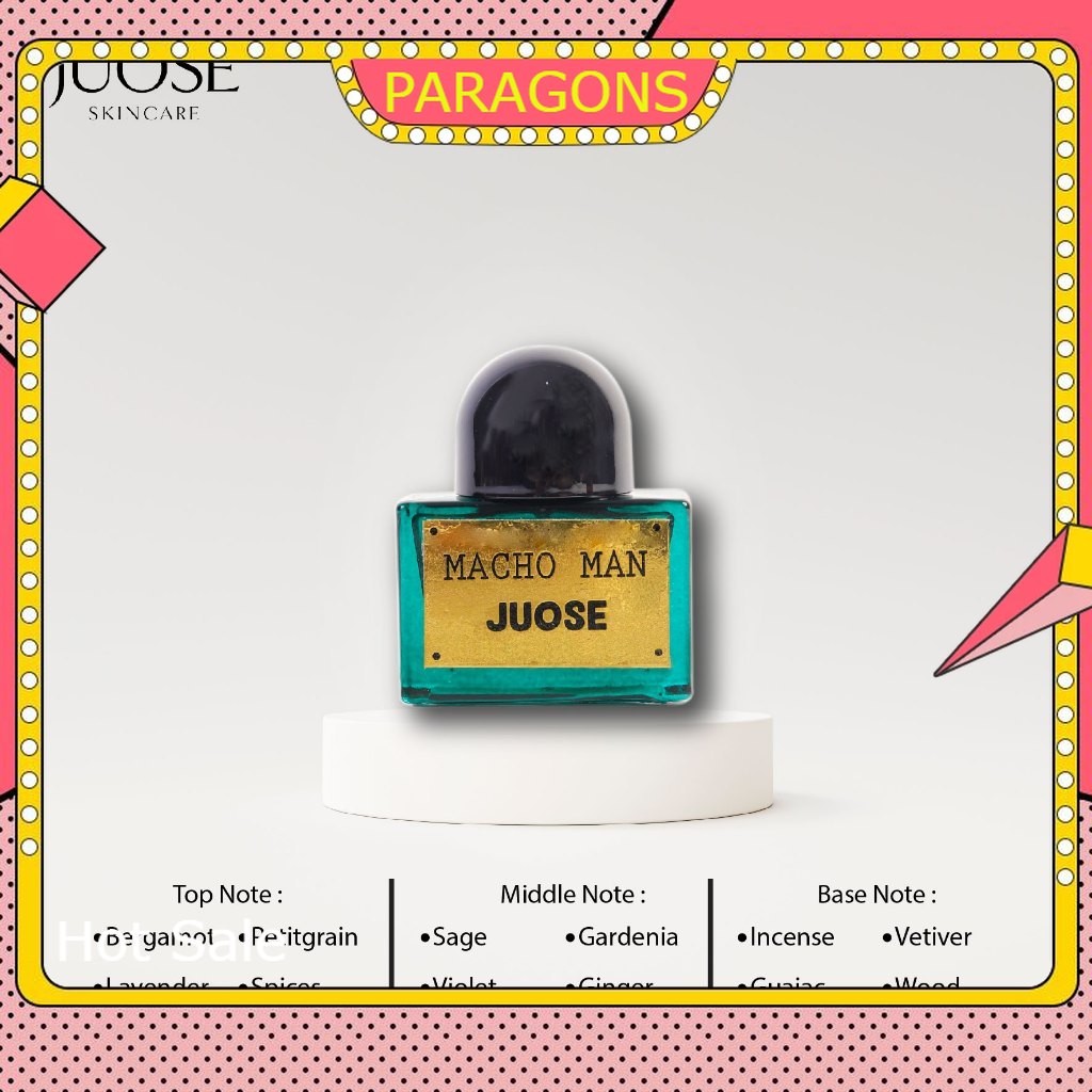 PARAGONS x Juose Skincare - Parfum Juose Machoman Limited Edition 30 Ml