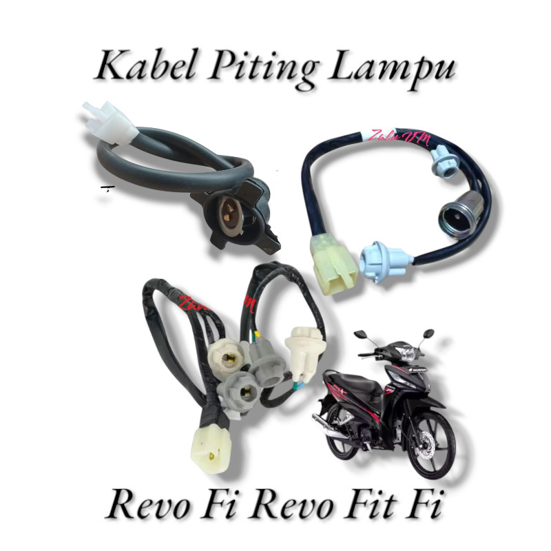 KABEL PITING LAMPU DEPAN BELAKANG PITING LAMPU SEIN SENJA HONDA REVO FI REVO FIT FI FULLSET