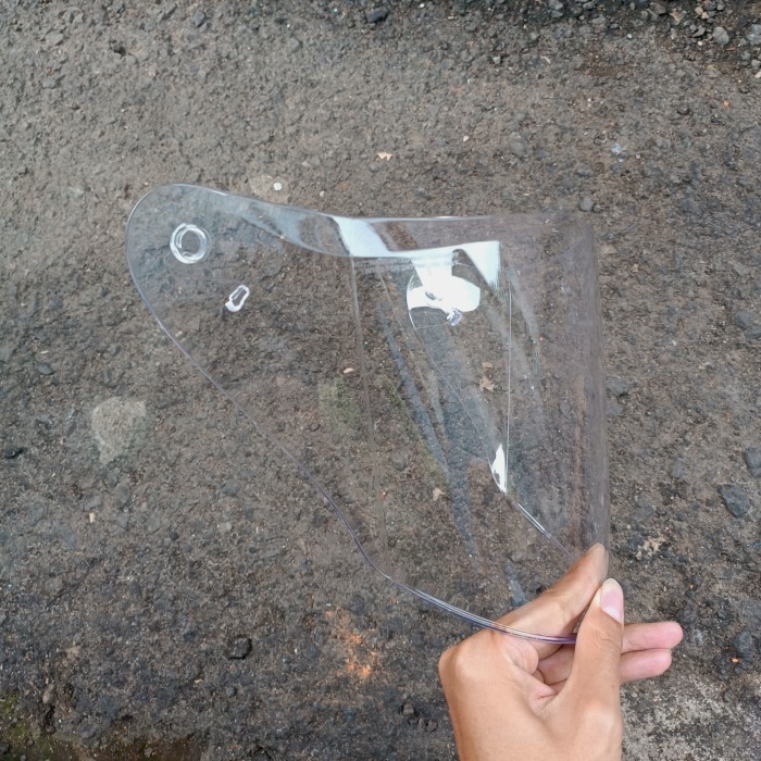 Visor Venom Flat Helm KYT GALAXY FLAT R / Visor Iridium Helm KYT GALAXY FLAT R | NORISK - Clear
