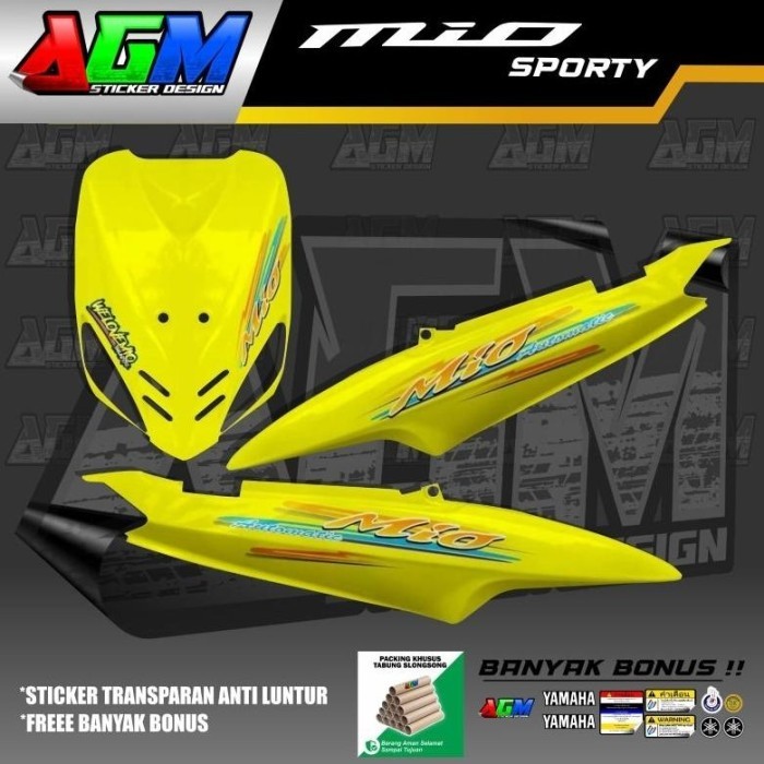 XD STRIPING TRANSPARAN MIO SPORTY/MIO SMILE MIO THAILAND - Putih, tidak transpara