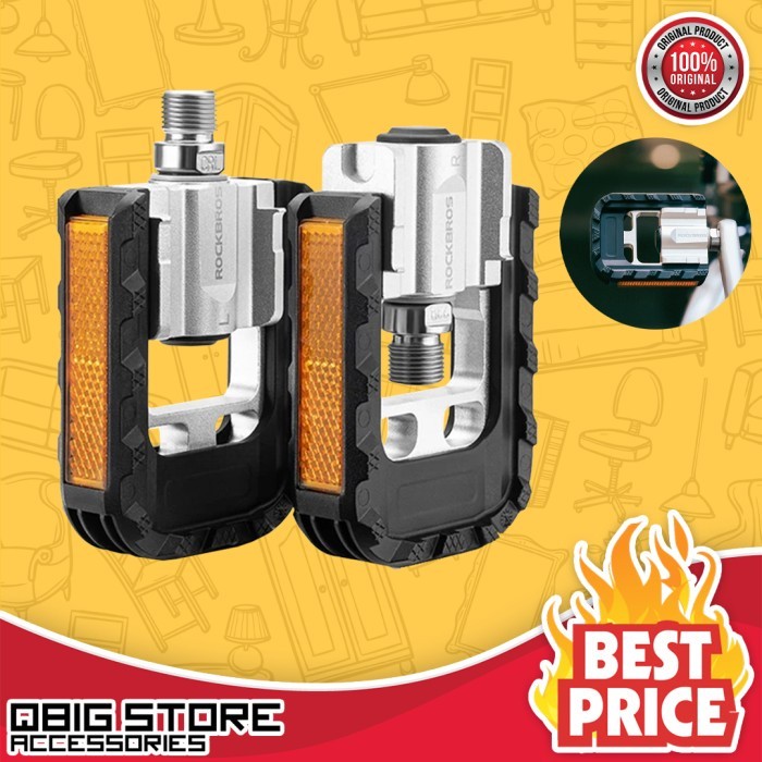 Pedal Sepeda Rockbros MTB Bearing Nylon Original