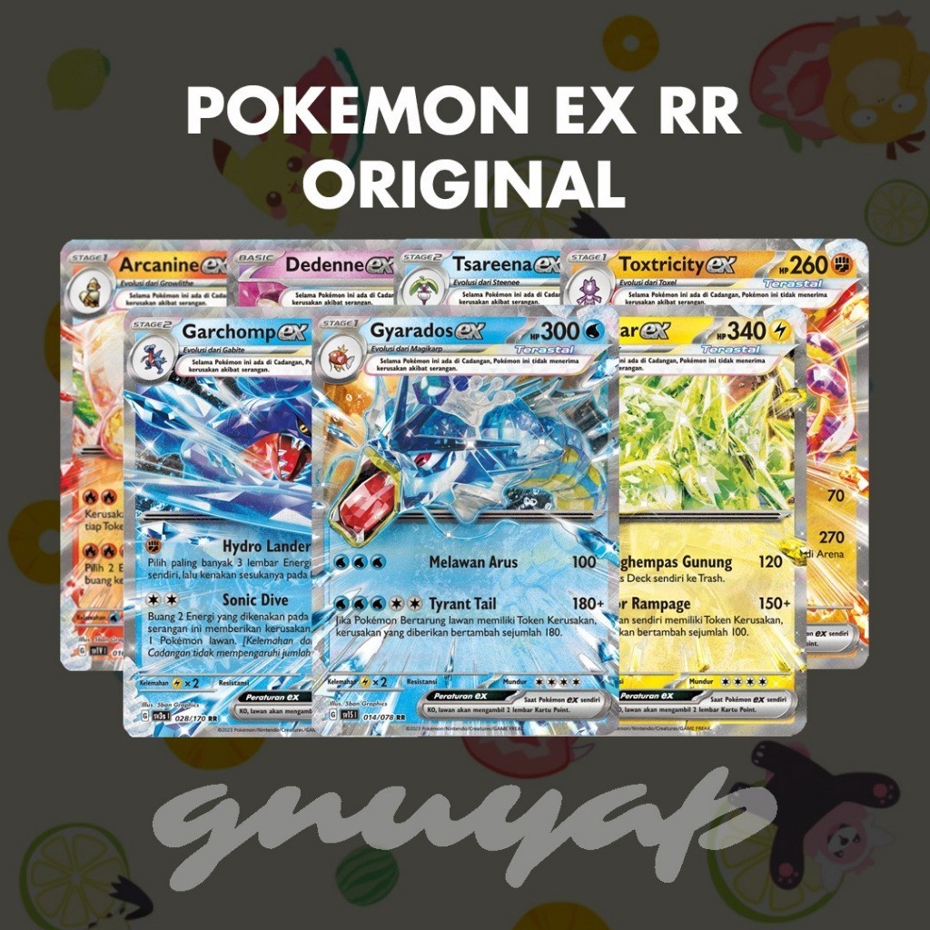 EX RR pokemon tcg original indonesia kartu card chien pao tyranitar garchomp hoopa froslass eiscue q