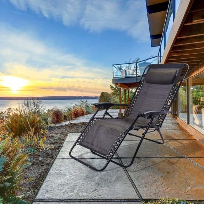 Kursi Santai Lipat Outdoor SOLEIL Kursi Recliner Lipat
