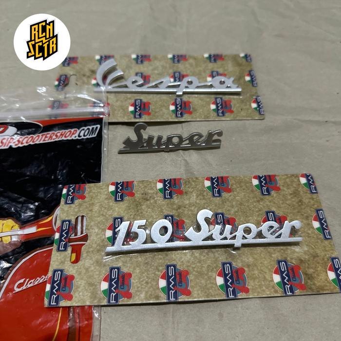 Emblem vespa super latin RMS