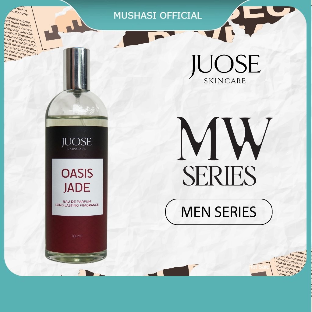 MUSHASI x Juose Skincare - Parfum Juose Oasis Jade Men Series Eau De Parfum 100Ml