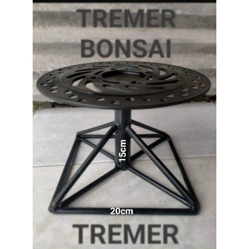 Tremer bonsai Trimer Pot datar rangka ful besi 20cm New