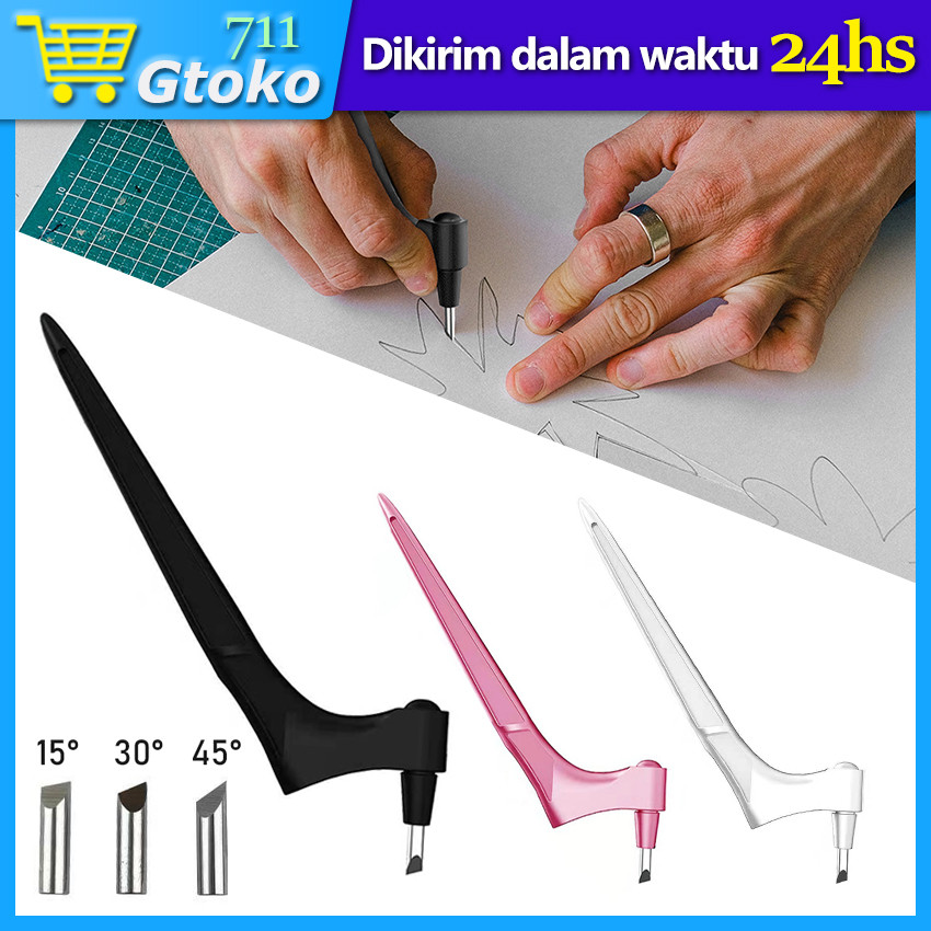 

Gyro Cutter Pen 360° Paper And Sticker Rotating Blade Craft Cutting Tools Pisau Patur Pemotong Kertas