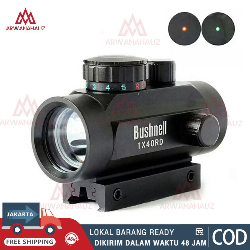 red dot bushnell 1x40 RD teleskop bushnell