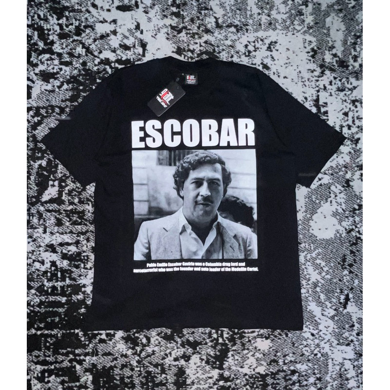Kaos Oversize Pablo Escobar Bootleg 1:1 Original Combed20s