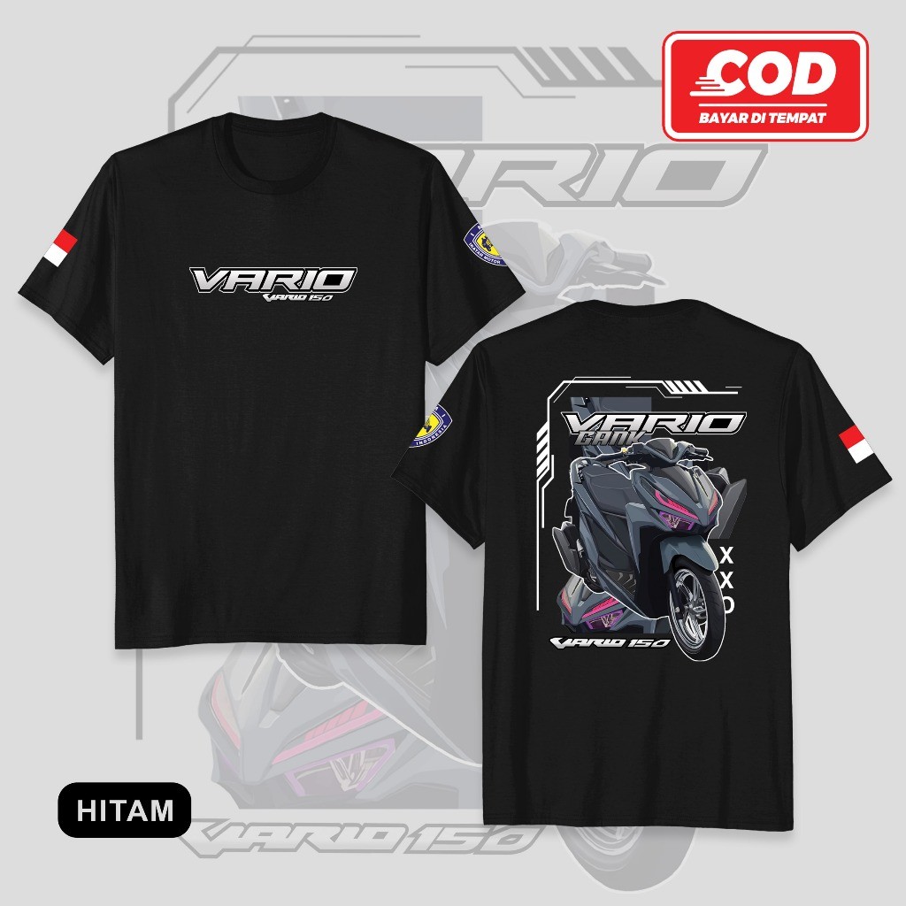 Kaos Baju HONDA VARIO 150 HONDA GANK SW Kaos Otomotif | kaos racing motif Vario | kaos balap honda |