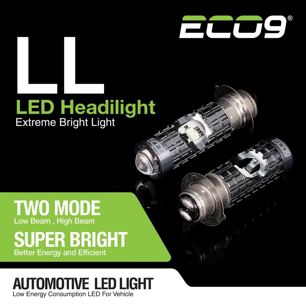 LAMPU UTAMA MOTOR LED LASER D2 H6 LUMINOS  BEBEK MATIC 2 WARNA