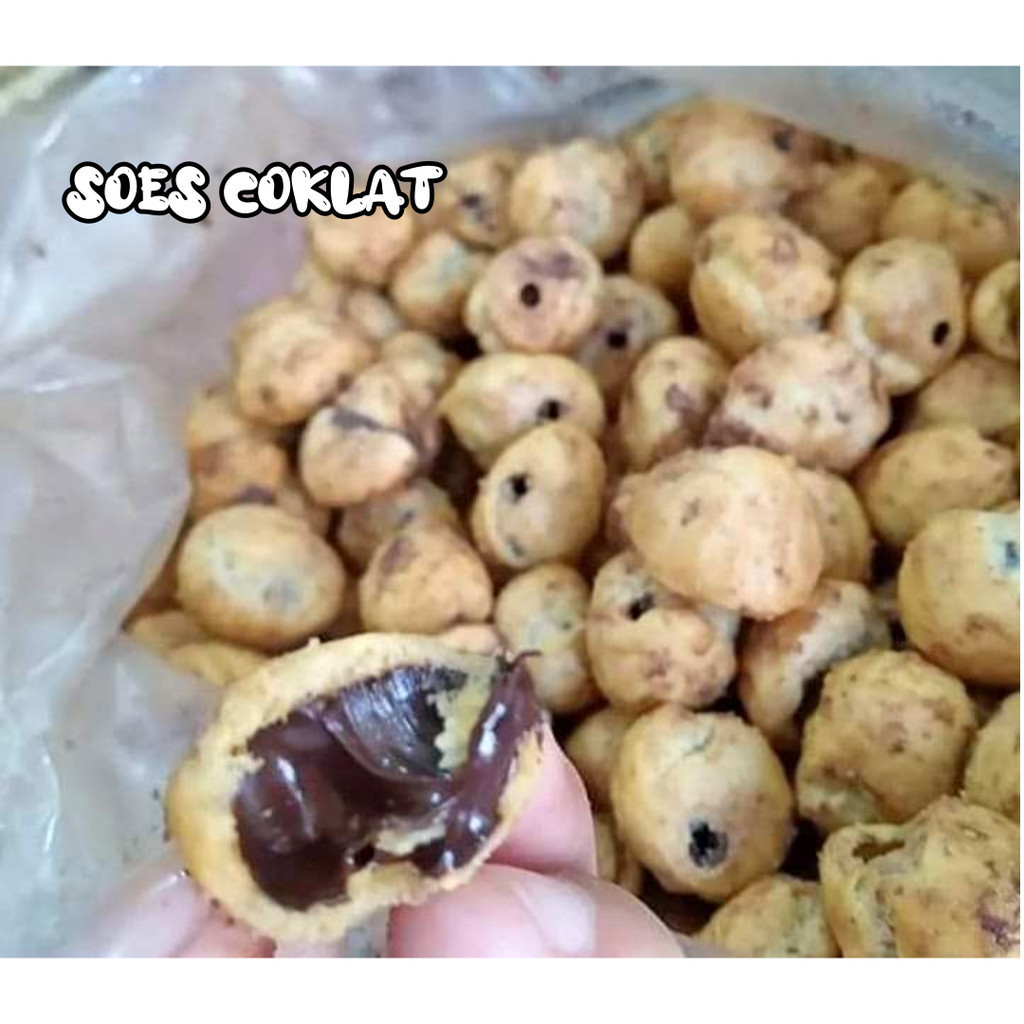 

PROMO kue soes kering isi coklat sus kering coklat sus coklat kering kue sus kering TERLARIS