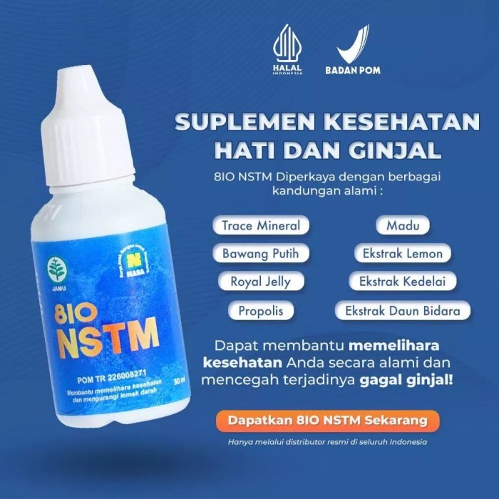 Bs - 810 Nstm / Bio Nstm Nasa Super Trace Mineral Penambah Imunitas Daya Tahan Metabolisme Tubuh Ant