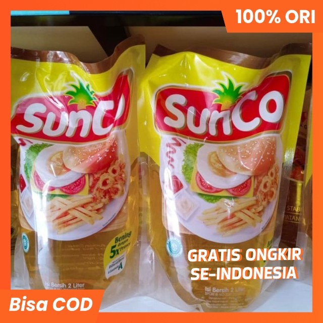 

Minyak Goreng SUNCO 2 Liter exp 11/26