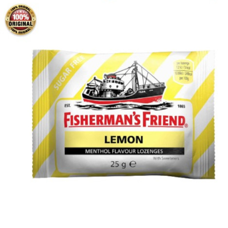 

Fisherman's Friend Sugar Free Lemon Tropical Pack 25 Gr/Permen Pelega