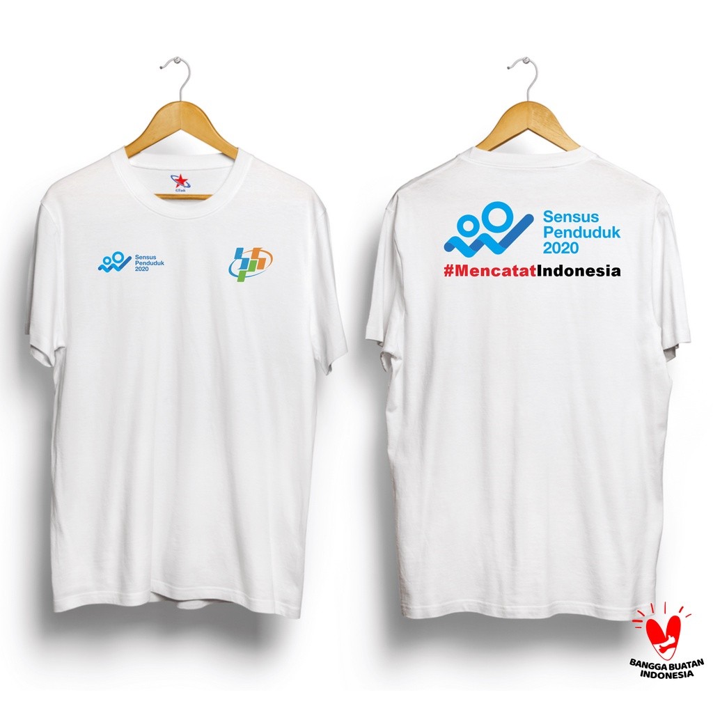 Kaos Distro BPS Sensus Penduduk / Baju BPS Statistic
