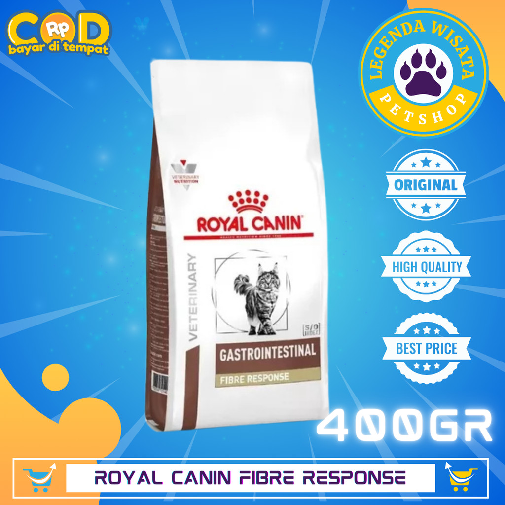 Royal Canin Vet Fibre Response Cat 400gr Gastrointestinal Fibre Response 400gr