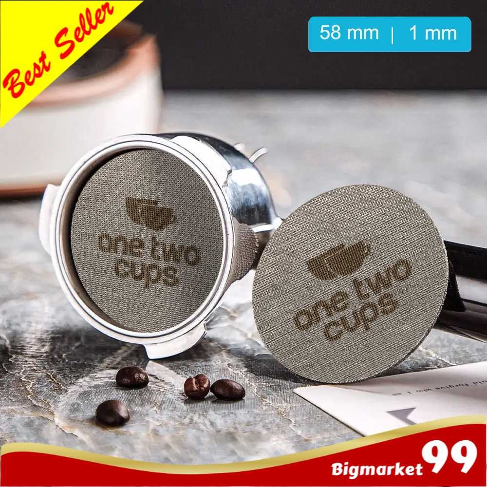 Puck Screen Portafilter Espresso Machine 150µm One Two Cups