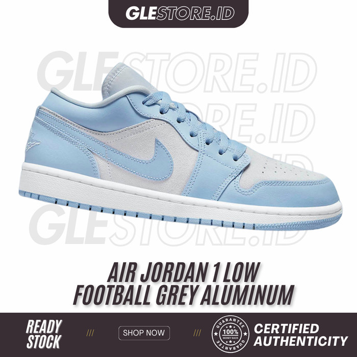 Air Jordan 1 Low Football Grey Alumunium (100% original)