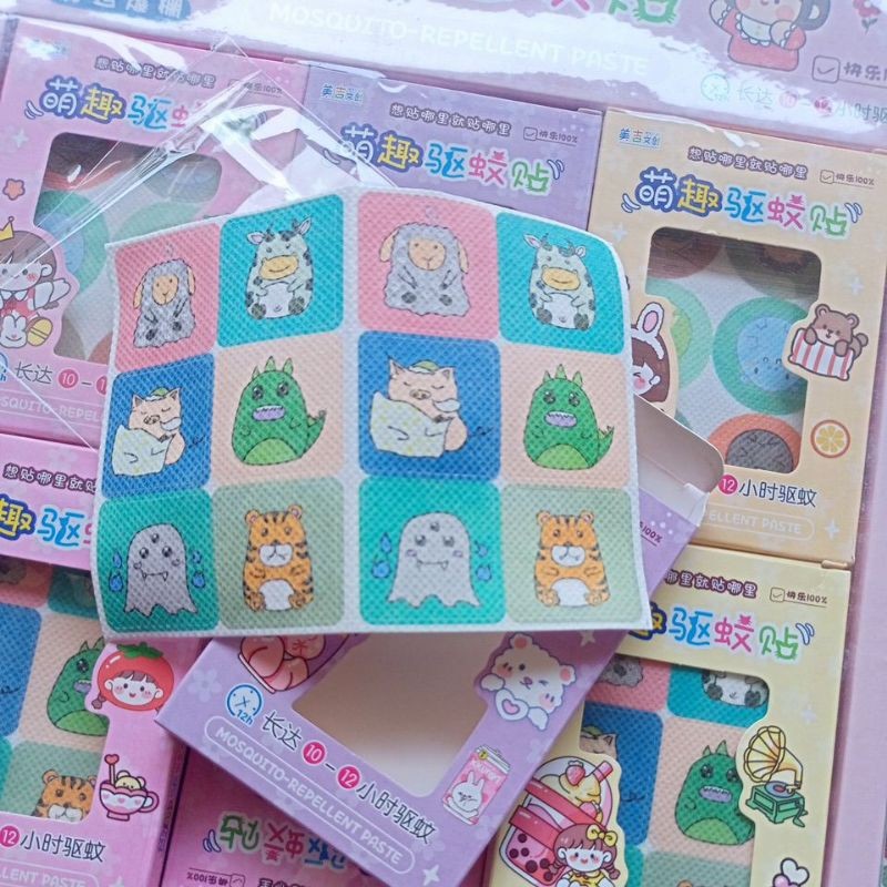 

1 pack (isi 8)STIKER ANTI NYAMUK MOSQUITO-REPLLENT PASTE