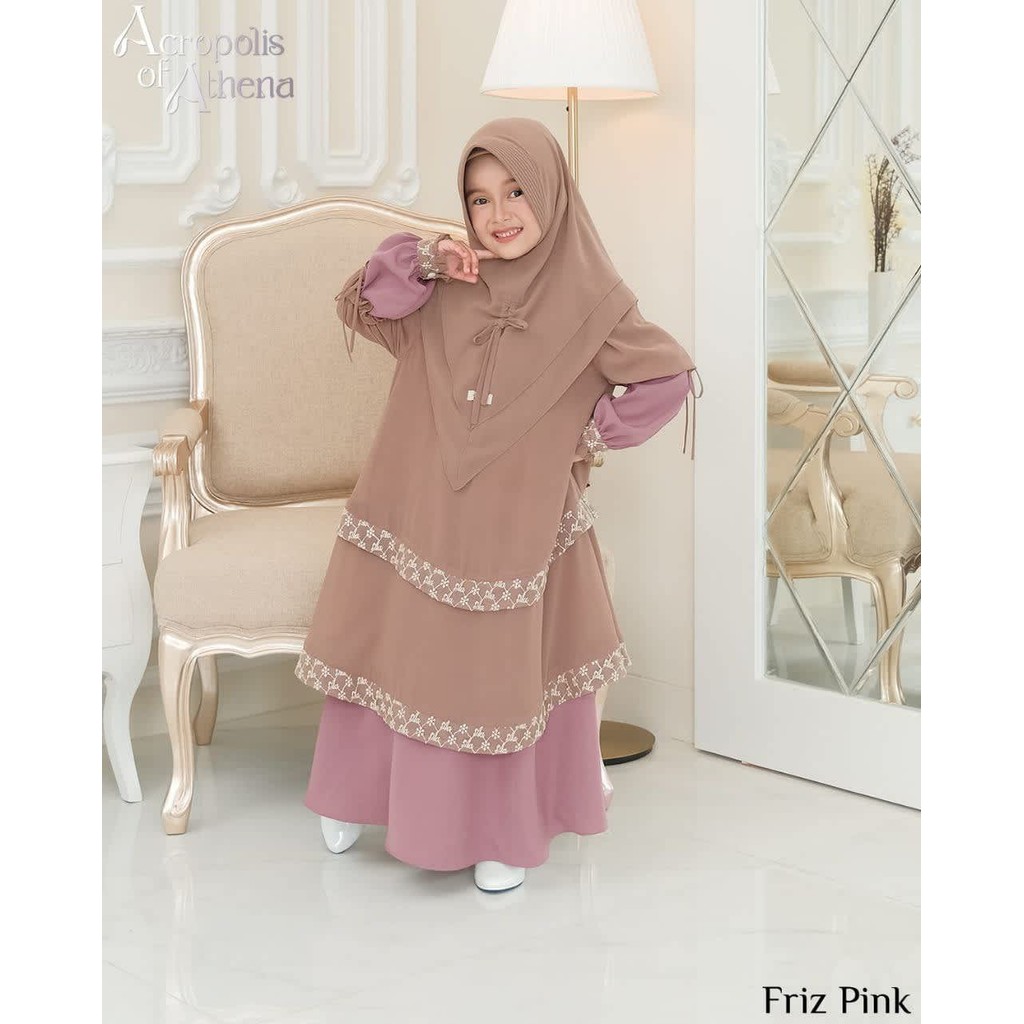 GAMIS ANAK ADEN ACROPOLIS ATHENA F.PINK