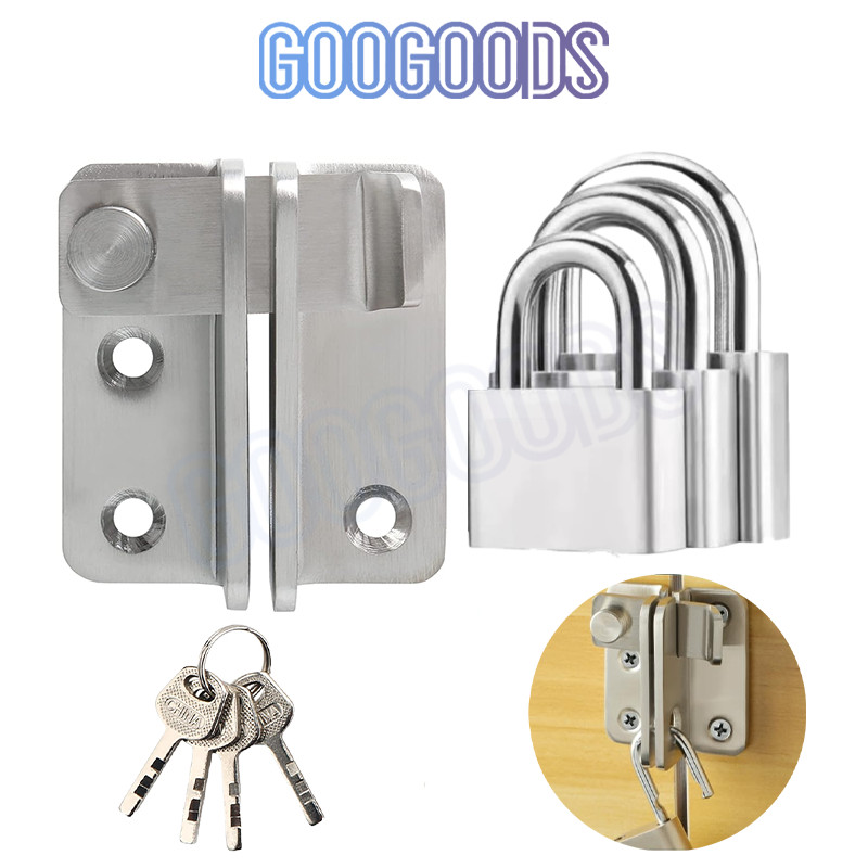 Grendel Pintu Geser / Slot pintu Geser/ Cantolan grendel pintu / Grendel/Overpal gembok Kunci Slot M