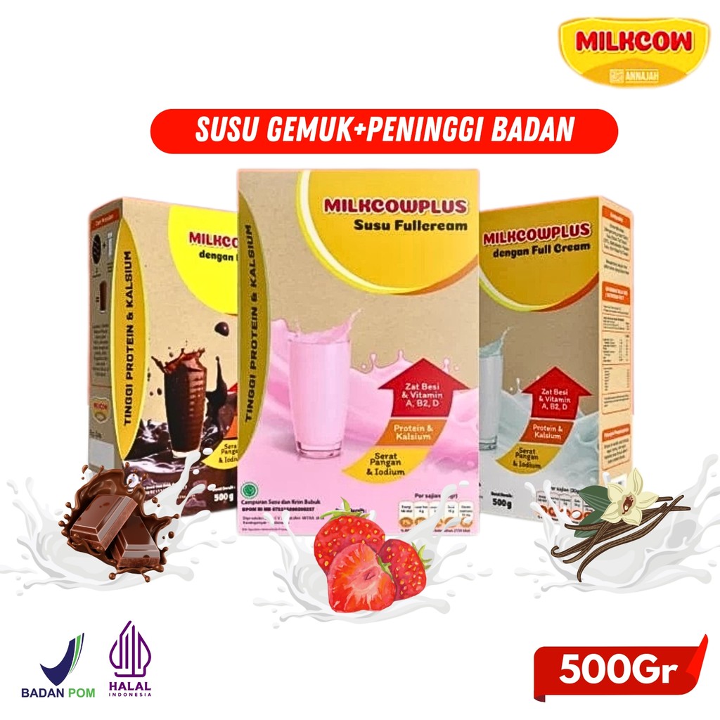 

MilkcowPlus Susu Penggemuk dan Peninggi Badan 500gram