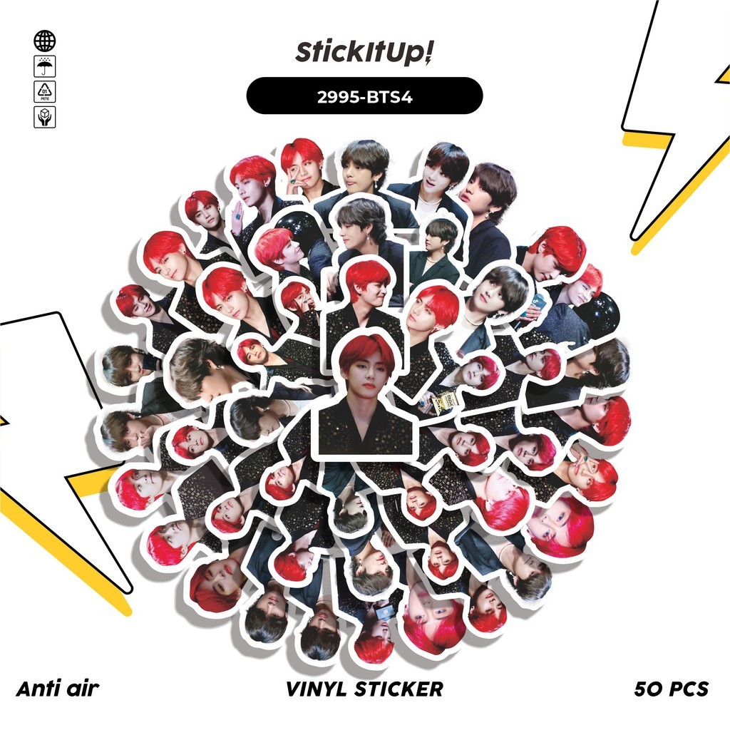 

COD✨ 50 Pcs Stiker TAEHYUNG SERIES 02 Lucu Anti Air Untuk Dekorasi Notebook Sepeda Skateboard Handphone DIY