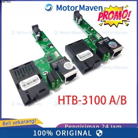 NEW HTB-3100 A+B PCB Board NetLINK Fiber Optic Optical Media Converter PCB Board NetLINK HTB-3100