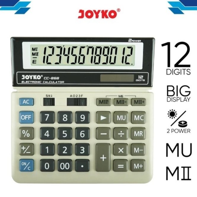 

Kalkulator Joyko CC-868 Original 12 Digit