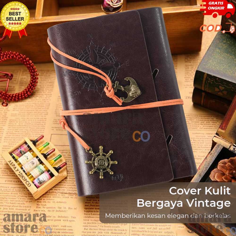 

Toddi Buku Jurnal Leather Notebook Diary A6 72GSM 140 Halaman Blank - 8005