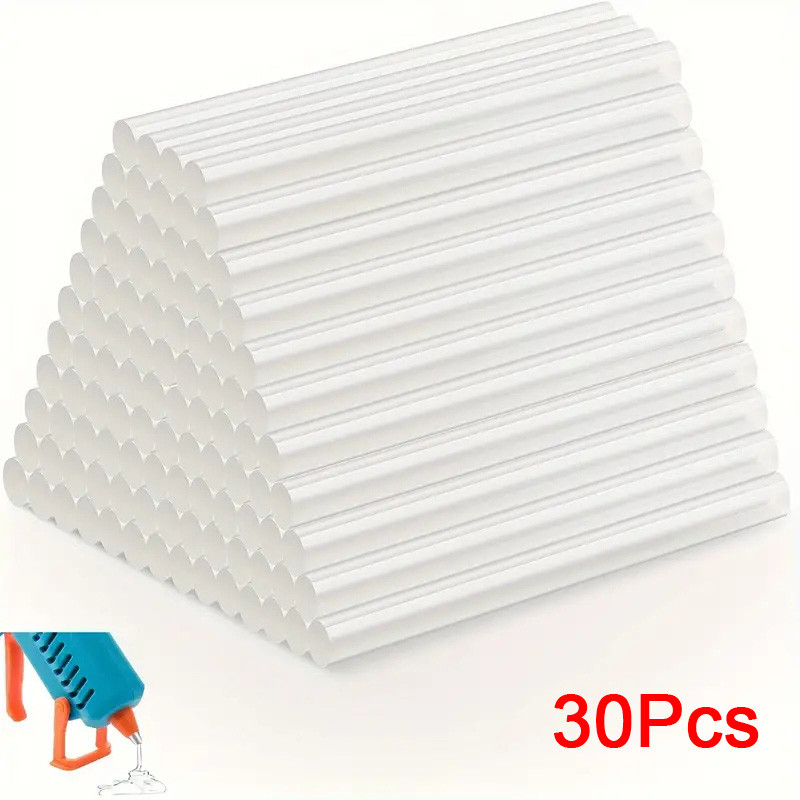 

30pcs/Set ESPLB 7mmx150mm Hot Melt Glue Sticks Transparent Craft Hand Repair Tools for Glue Gun DIY Art Alloy Accessories
