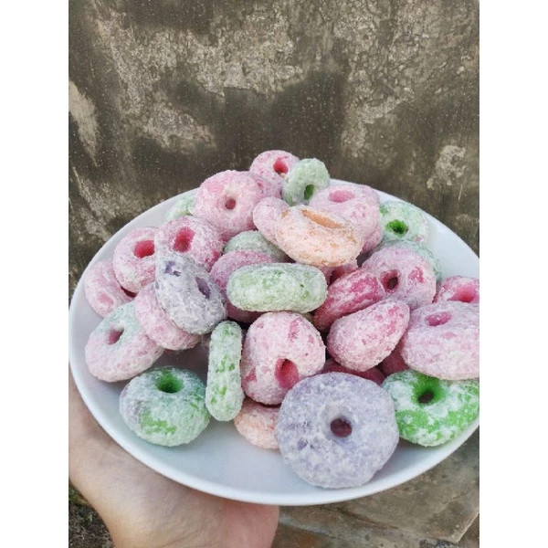 

Getas manis warna donat / lonjong 1KG