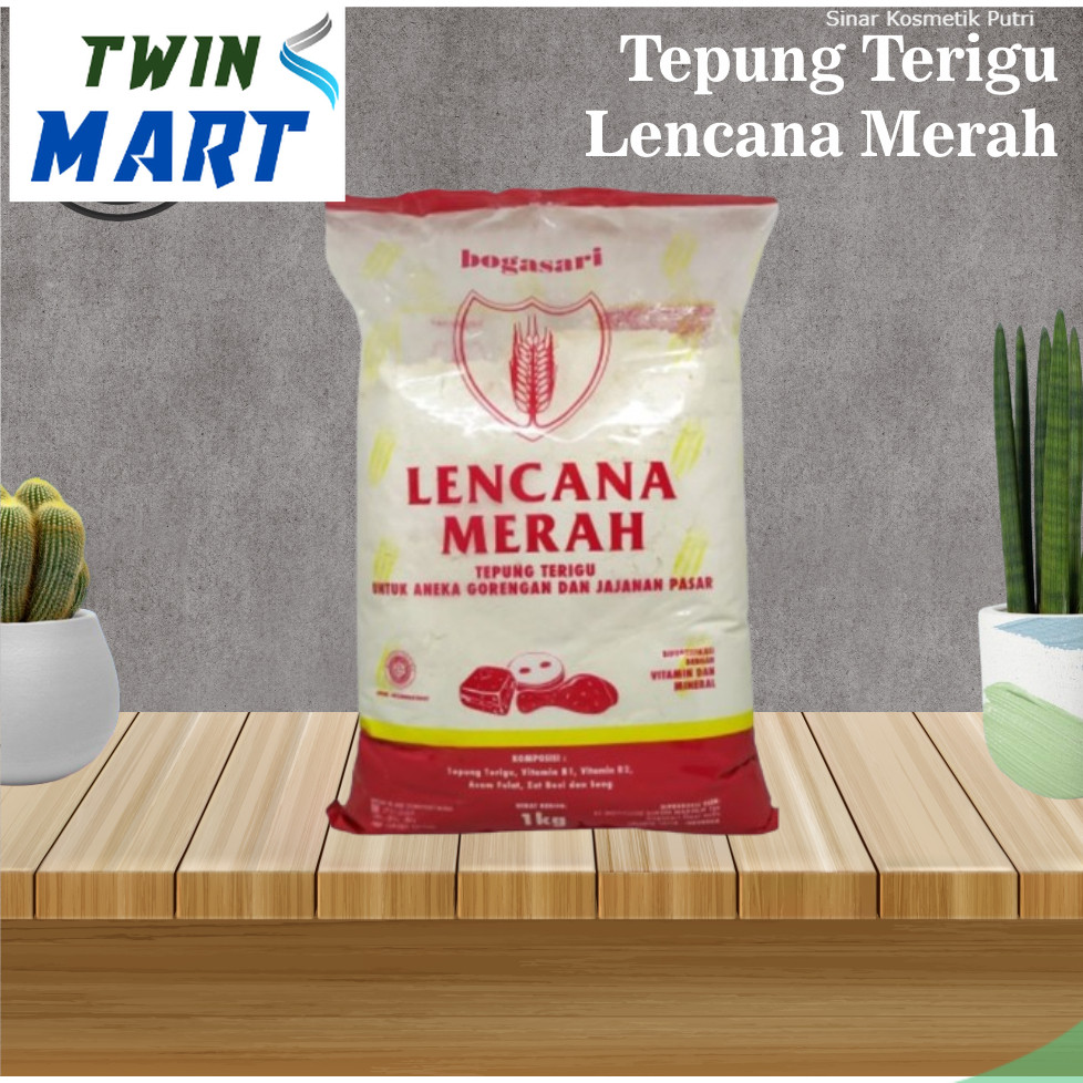 

Tepung Terigu Merk LENCANA MERAH / Kemasan 1kg