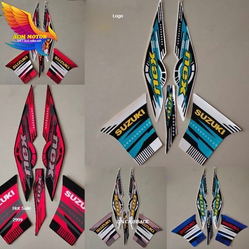 Striping Suzuki Nex 2012 2013 stiker suzuki nex kualitas terbaik COD