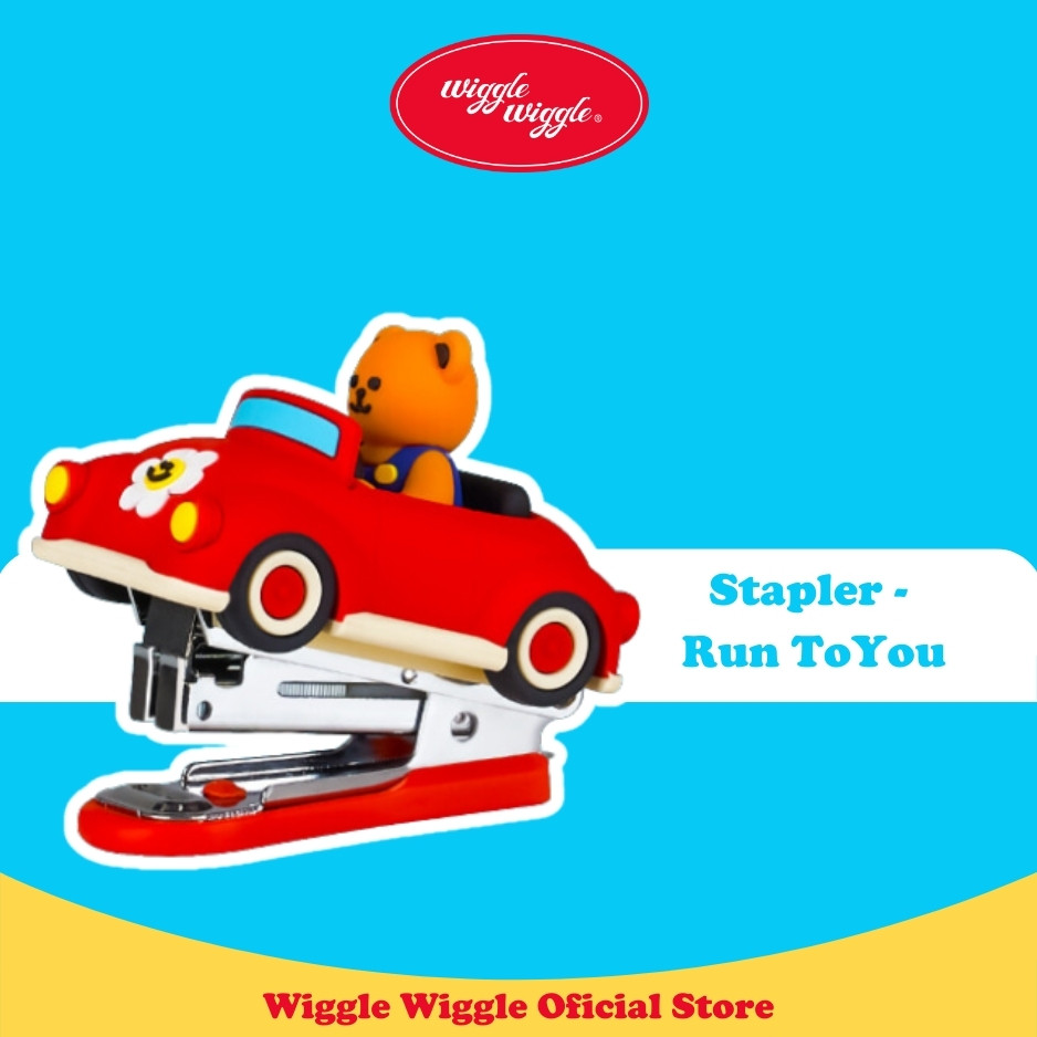 Wiggle Wiggle Stapler - Run To You Hekter Streples Straples Stapler Staples Kecil Lucu