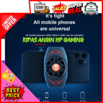 KIPASANGINHP Cooling Fan Hp Pendingin Hp Untuk Game Live Android Iphone Bukan Magnet Fan Cooler Pend