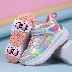 Trendy Kid 4 Wheel Inline Sport Skates Shoes Good Quality Children Indoor Roller Skates Sneakers Boy