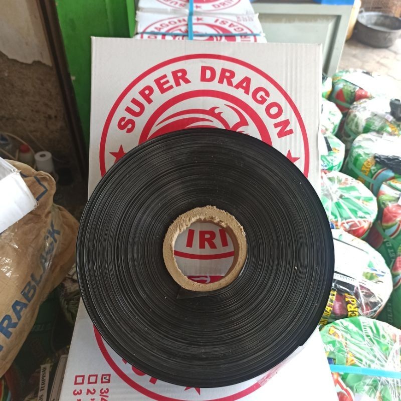 SELANG DRIP IRIGASI PERTANIAN 15 MIKRON  4 CM 200 METER PIPA 3/4 ATAU 1 INC DRAGON MEDIAKIT