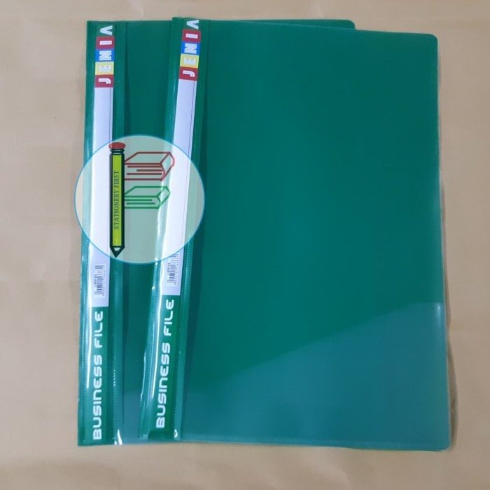

⭐BISA COD⭐ Map Business File Pocket Kantong Folio F4 Jenia Acco Snel Grosir 12pcs Hijau